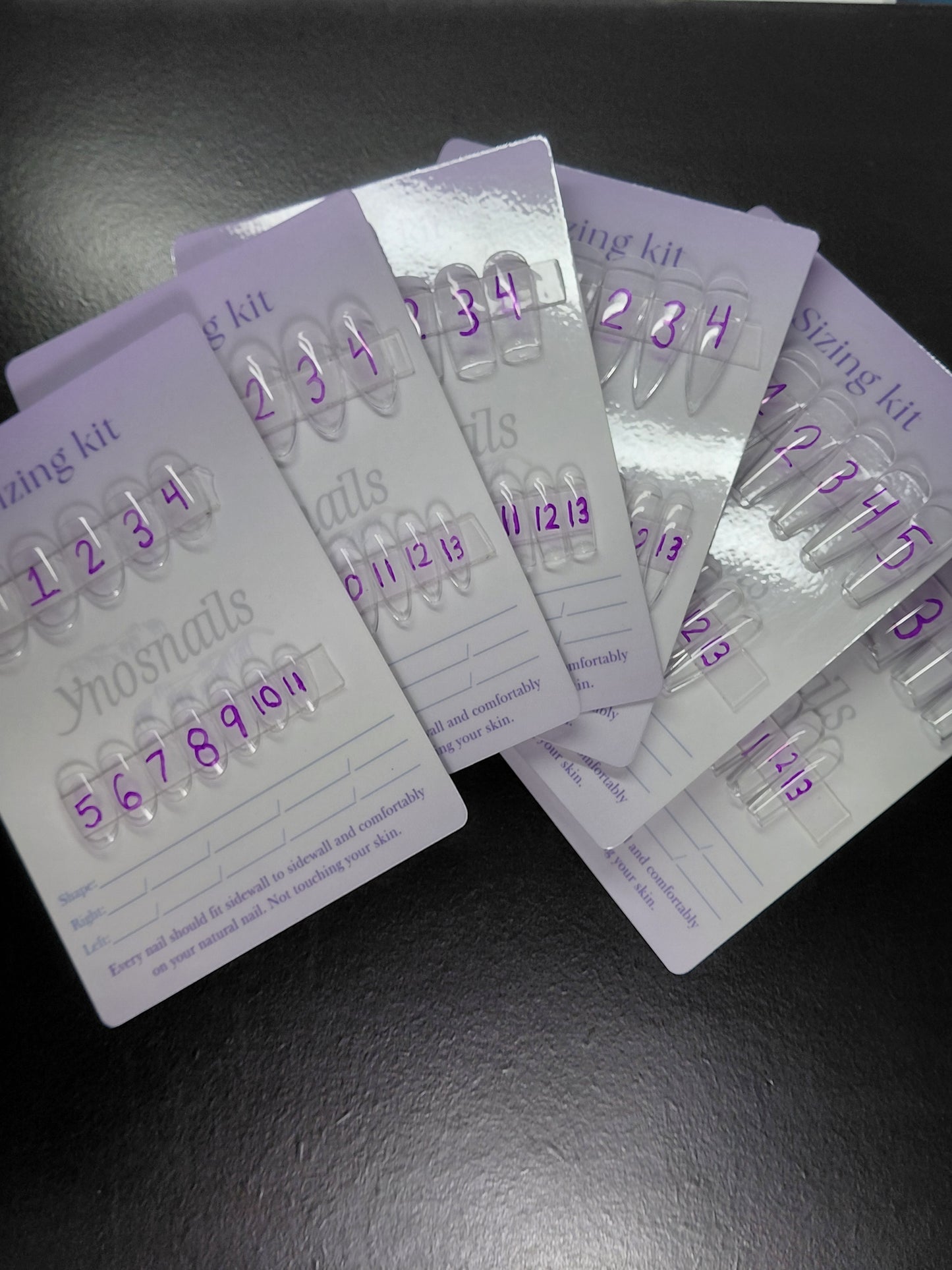 Sizing kits